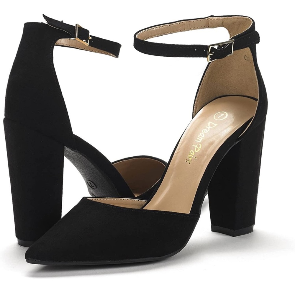 Size 9 black heels new